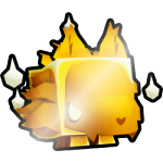 Shiny Golden Shadow Wolf