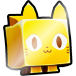 Shiny Golden Snow Cat