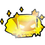 Shiny Golden Snowflake Dominus
