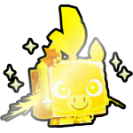 Shiny Golden Snowflake Pegasus