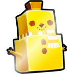 Shiny Golden Snowman