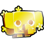 Shiny Golden Spring Elephant