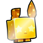 Shiny Golden Starry Eye Bunny