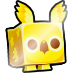 Shiny Golden Starry Owl