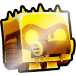 Shiny Golden Steampunk Crocodile