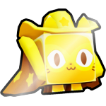 Shiny Golden Stunt Cat