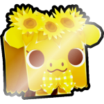 Shiny Golden Sunflower Calf