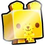 Shiny Golden Teddy Bear