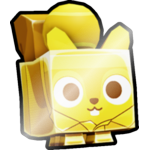Shiny Golden Tennis Squirrel