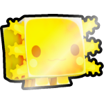 Shiny Golden Tiedye Axolotl