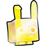 Shiny Golden Tiedye Bunny