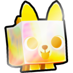 Shiny Golden Tiedye Corgi