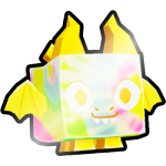 Shiny Golden Tiedye Dragon