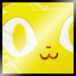 Shiny Golden Titanic Arcane Halo Cat