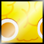 Shiny Golden Titanic Brain Ball