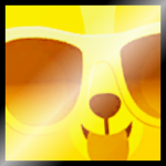 Shiny Golden Titanic Party Corgi