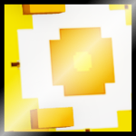Shiny Golden Titanic Pixel Angelus