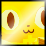 Shiny Golden Titanic Rich Cat