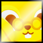 Shiny Golden Titanic Scribe Squirrel