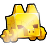 Shiny Golden Trojan Horse