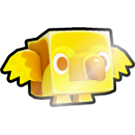Shiny Golden Tropical Toucan