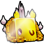 Shiny Golden Veil Horse