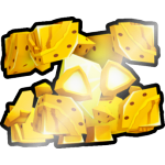 Shiny Golden Watermelon Golem