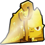 Shiny Golden Wise Cat