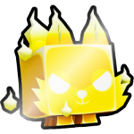Shiny Golden Wisp Wolf