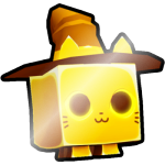 Shiny Golden Witch Cat