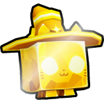 Shiny Golden Wizard Cat