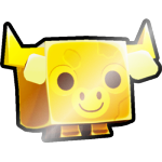 Shiny Golden Zombie Bull