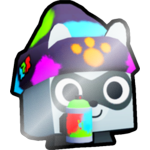 Shiny Graffiti Raccoon