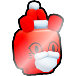 Shiny Holiday Balloon Cat