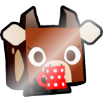 Shiny Hot Cocoa Cow