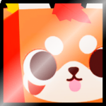 Shiny Huge Autumn Red Panda