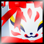 Shiny Huge Candycane Kitsune
