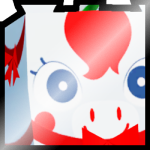 Shiny Huge Candycane Unicorn