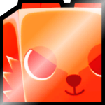 Shiny Huge Evolved Red Wolf