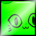 Shiny Huge Green Balloon Cat