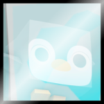 Shiny Huge Ice Cube Penguin