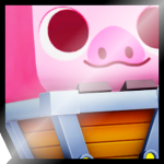 Shiny Huge Minecart Piggy