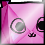 Shiny Huge Origami Bunny