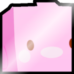 Shiny Huge Pink Marshmallow Chick