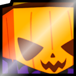 Shiny Huge Pumpkin Scarecrow