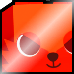 Shiny Huge Red Wolf