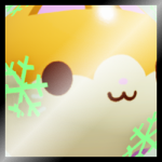 Shiny Huge Snow Globe Hamster