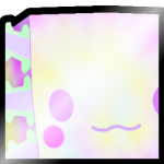 Shiny Huge Tiedye Axolotl