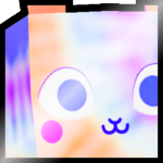 Shiny Huge Tiedye Bunny