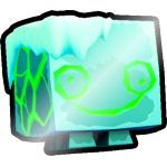 Shiny Melted Rock